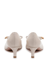 ROBERTO FESTA - Pumps with Bow and Mid Heel - Beige - LIDIASHOPPING® - Official Website