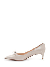 ROBERTO FESTA - Pumps with Bow and Mid Heel - Beige - LIDIASHOPPING® - Official Website