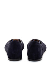 ROBERTO FESTA - Pointed Ballet Flats with Sheer Panels - Blue - LIDIASHOPPING® - Official Website