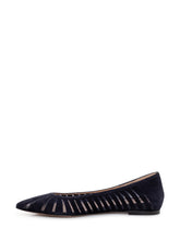 ROBERTO FESTA - Pointed Ballet Flats with Sheer Panels - Blue - LIDIASHOPPING® - Official Website