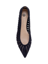 ROBERTO FESTA - Pointed Ballet Flats with Sheer Panels - Blue - LIDIASHOPPING® - Official Website