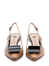 ROBERTO FESTA - Slingback Pumps with Metal Detail - Brown - LIDIASHOPPING® - Official Website