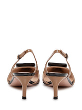 ROBERTO FESTA - Slingback Pumps with Metal Detail - Brown - LIDIASHOPPING® - Official Website