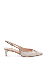 ROBERTO FESTA - Slingback con Tacco Medio e Punta Affusolata - Beige - LIDIASHOPPING® - Official Website
