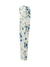 STELLA MCCARTNEY - Floral Print Wide Leg Trousers - White - LIDIASHOPPING® - Official Website