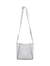 STELLA MCCARTNEY - Borsa Crossbody con Logo Traforato - Grigio - LIDIASHOPPING® - Official Website