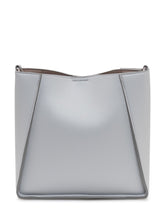 STELLA MCCARTNEY - Borsa Crossbody con Logo Traforato - Grigio - LIDIASHOPPING® - Official Website