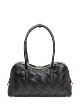 STELLA MCCARTNEY - Ryder Top Handle Woven Bag with Double Handle - Black - LIDIASHOPPING® - Official Website
