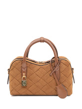 STELLA MCCARTNEY - Ryder Small Top Handle Woven Bag with Double Handle - Brown - LIDIASHOPPING® - Official Website