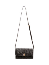 STELLA MCCARTNEY - Ryder Woven Flap Wallet - Black - LIDIASHOPPING® - Official Website