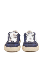 PURAAI - Sneakers Basse con Lacci e Inserti a Contrasto - Blu - LIDIASHOPPING® - Official Website