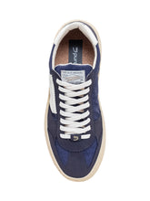 PURAAI - Sneakers Basse con Lacci e Inserti a Contrasto - Blu - LIDIASHOPPING® - Official Website