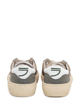 PURAAI - Low Top Sneakers with Laces and Contrast Panels - Green - LIDIASHOPPING® - Official Website