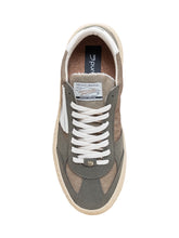 PURAAI - Low Top Sneakers with Laces and Contrast Panels - Green - LIDIASHOPPING® - Official Website