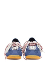 PURAAI - Low Top Sneakers with Laces and Side Logo - Blue - LIDIASHOPPING® - Official Website