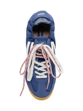 PURAAI - Low Top Sneakers with Laces and Side Logo - Blue - LIDIASHOPPING® - Official Website