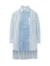 MARNI - Oversized Shirt with Pocket - Blue - LIDIASHOPPING® - Official Website