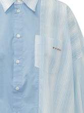 MARNI - Oversized Shirt with Pocket - Blue - LIDIASHOPPING® - Official Website