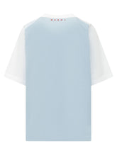 MARNI - V-Neck T-Shirt with Graphic Panel - Multicolor - LIDIASHOPPING® - Official Website