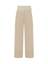 SPORTMAX - Straight Leg Pleated Trousers - Beige - LIDIASHOPPING® - Official Website
