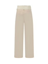 SPORTMAX - Straight Leg Pleated Trousers - Beige - LIDIASHOPPING® - Official Website