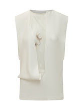 SPORTMAX - Draped Sleeveless Blouse - White - LIDIASHOPPING® - Official Website