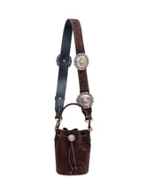 KATE CATE - Borsa Secchiello Dori con Manico - Marrone - LIDIASHOPPING® - Official Website