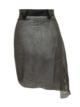 KATE CATE - Gonna Pareo Corta Drappeggiata - Nero - LIDIASHOPPING® - Official Website