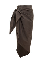 KATE CATE - Gonna Pareo Lunga con Motivo - Marrone - LIDIASHOPPING® - Official Website