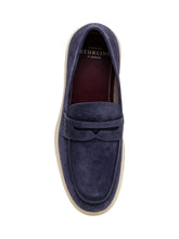 STURLINI - Mocassino in Suede con Suola Spessa - Blu - LIDIASHOPPING® - Official Website
