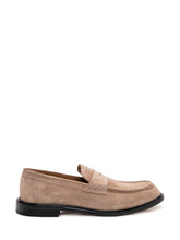 STURLINI - Suede Loafers with Front Strap - Beige - LIDIASHOPPING® - Official Website