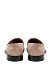 STURLINI - Suede Loafers with Front Strap - Beige - LIDIASHOPPING® - Official Website