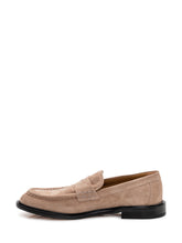 STURLINI - Suede Loafers with Front Strap - Beige - LIDIASHOPPING® - Official Website