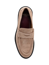 STURLINI - Suede Loafers with Front Strap - Beige - LIDIASHOPPING® - Official Website