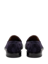 STURLINI - Suede Loafers with Front Strap - Blue - LIDIASHOPPING® - Official Website