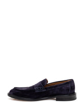 STURLINI - Suede Loafers with Front Strap - Blue - LIDIASHOPPING® - Official Website