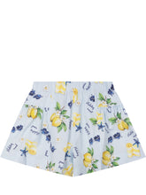 MONNALISA - All Over Print Shorts - Blue - LIDIASHOPPING® - Official Website