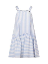 MONNALISA - Abito a Righe Senza Maniche - Blu - LIDIASHOPPING® - Official Website