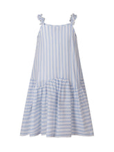 MONNALISA - Abito a Righe Senza Maniche - Blu - LIDIASHOPPING® - Official Website