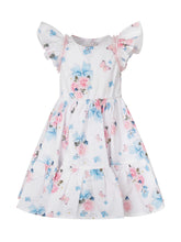 MONNALISA - Abito corto floreale - Bianco - LIDIASHOPPING® - Official Website