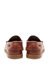 SEBAGO - Dolphin Loafers with Visible Stitching - Brown - LIDIASHOPPING® - Official Website