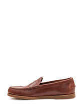 SEBAGO - Dolphin Loafers with Visible Stitching - Brown - LIDIASHOPPING® - Official Website