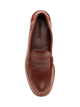 SEBAGO - Dolphin Loafers with Visible Stitching - Brown - LIDIASHOPPING® - Official Website