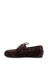 SEBAGO - Mocassini Owen in Pelle Scamosciata - Marrone | Lidia Shopping | Official Website