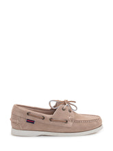 SEBAGO - Mocassini da Barca Portland Flesh Out in Pelle Scamosciata - Beige - LIDIASHOPPING® - Official Website