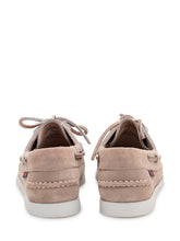 SEBAGO - Mocassini da Barca Portland Flesh Out in Pelle Scamosciata - Beige - LIDIASHOPPING® - Official Website