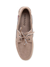 SEBAGO - Mocassini da Barca Portland Flesh Out in Pelle Scamosciata - Beige - LIDIASHOPPING® - Official Website