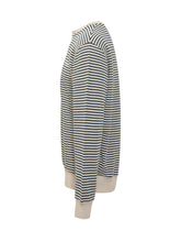 MC2 SAINT BARTH - Striped Crewneck Sweatshirt - Blue - LIDIASHOPPING® - Official Website