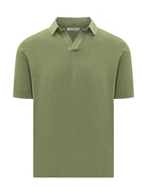 MC2 SAINT BARTH - Short Sleeve Polo Shirt with Collar - Green - LIDIASHOPPING® - Official Website