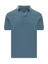 MC2 SAINT BARTH - Short Sleeve Polo Shirt with Collar - Blue - LIDIASHOPPING® - Official Website